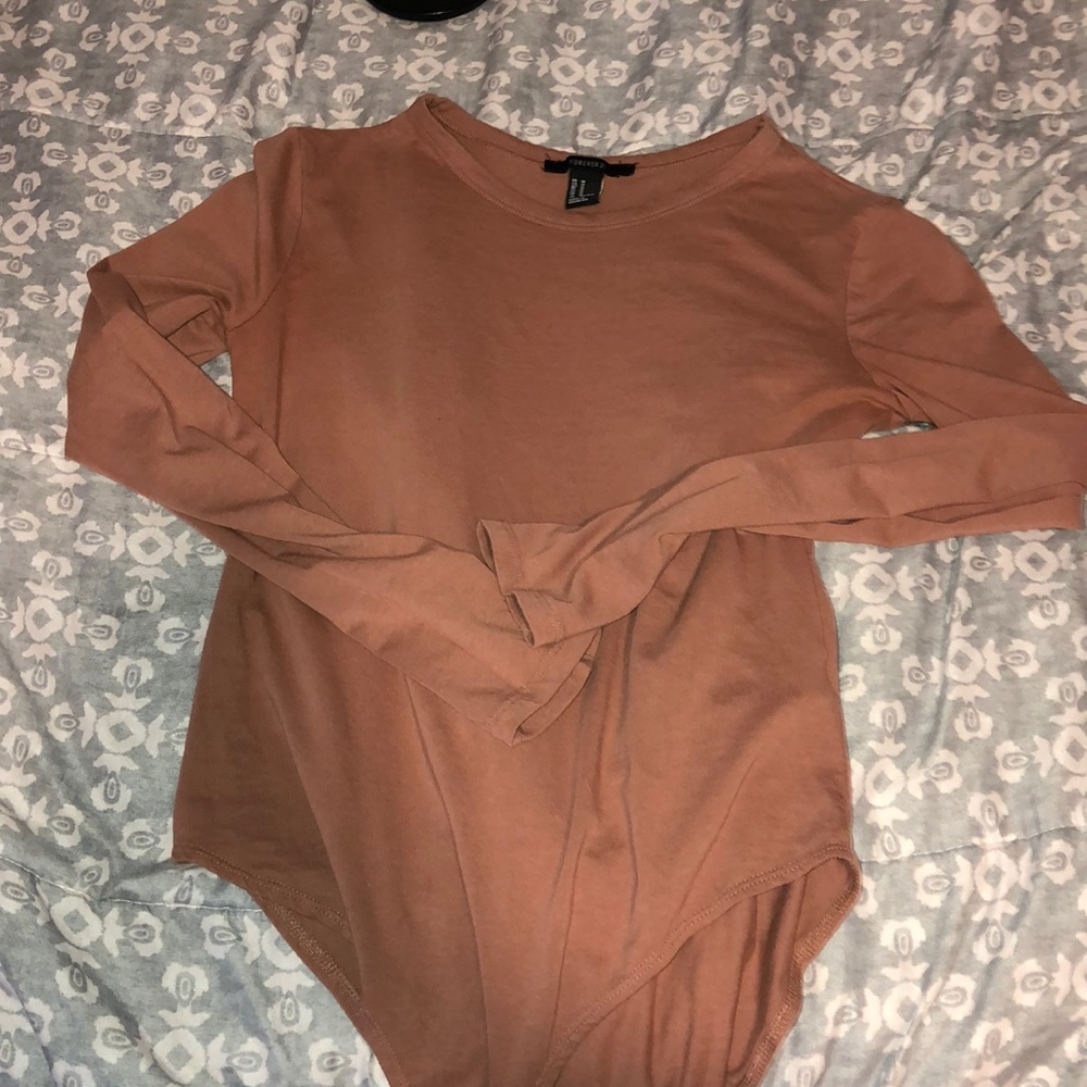 mauve body suit